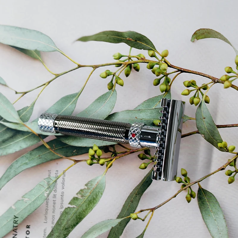 2026 Yaqi New Arrival！Adjustable Final Cut OC Gunmetal Men's Safety Razor Classic Double Edge Shaving Razor High Quality view 3