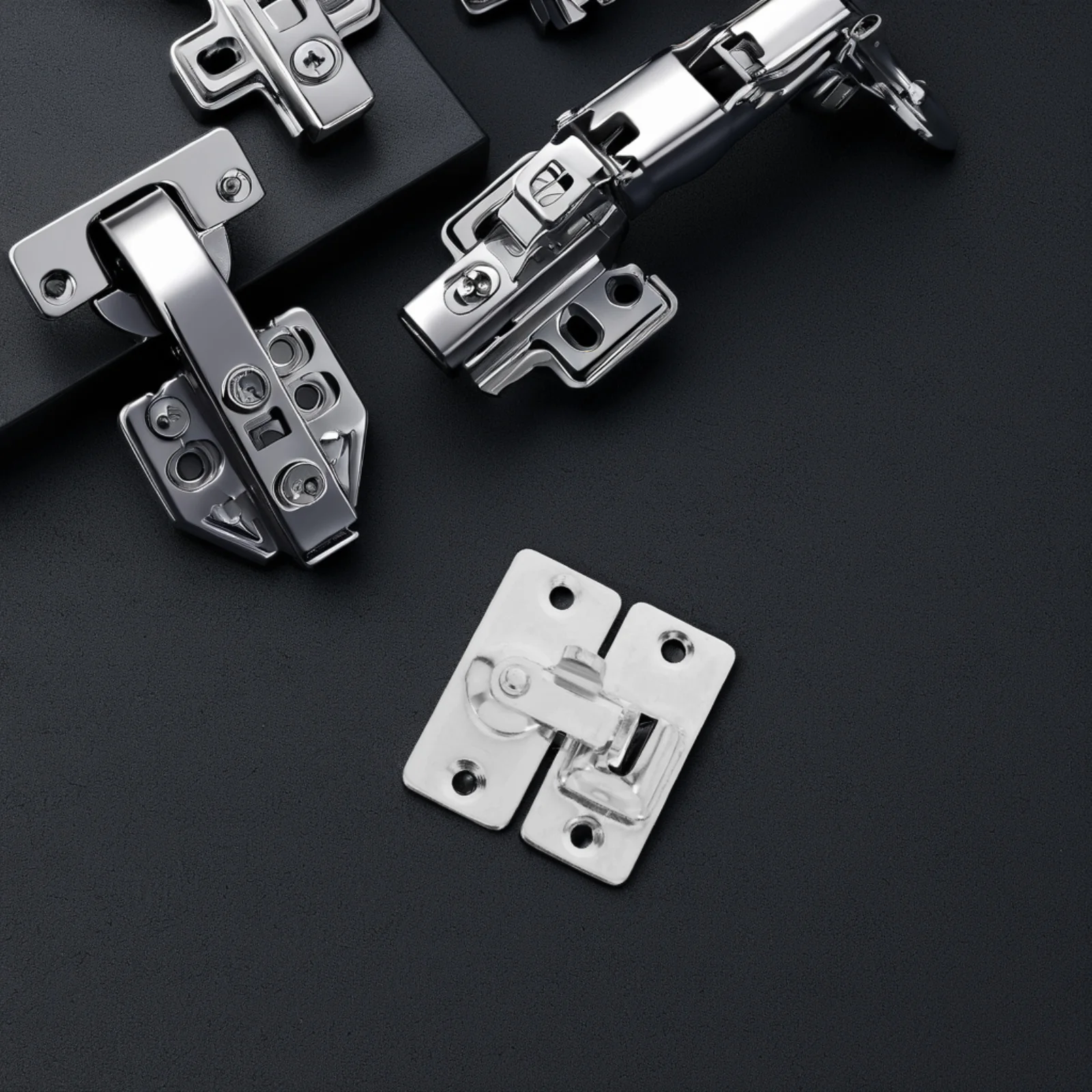 

2Pcs Stainless Steel Lock Household Hasp 90 Degree Sliding Door Lock for Sliding Barn Door Latch Slide Locks Locks for Doors