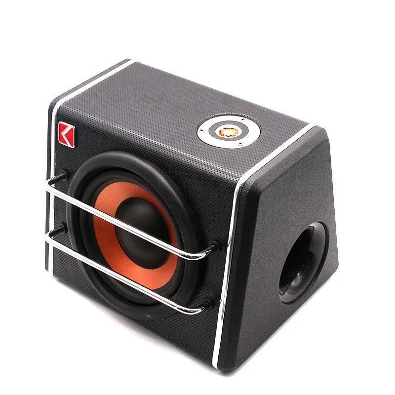 Trapezoidal active super heavy car audio modification with trunk speakers 8 inch car subwoofer - Image 3