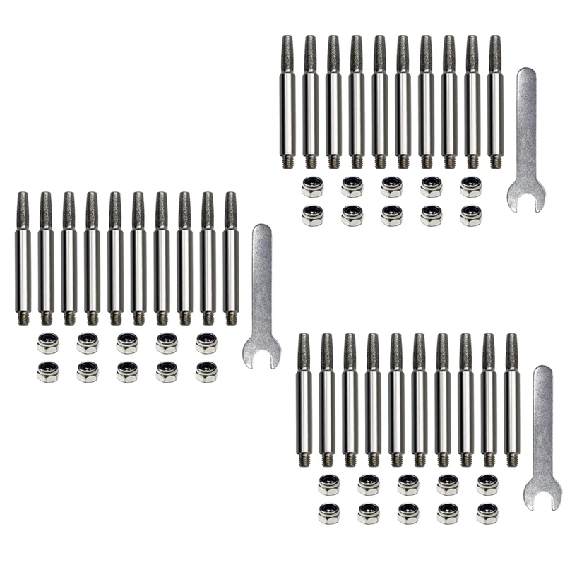 Affûteur de tronçonneuse pour affûteur de chaîne de scie, ensemble d'accessoires d'affûtage de tronçonneuse pour tronçonneuses et meulage