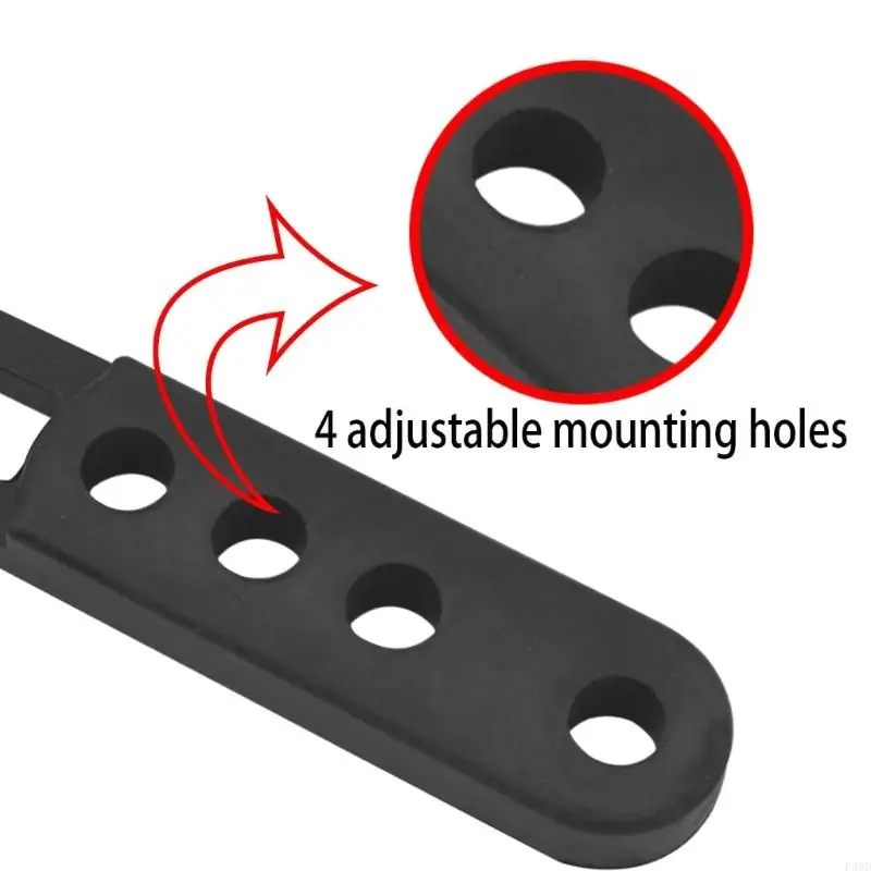 Telescoping Ladder Rubber Strap Rubber T Pull Buckles 3 Hole Or 4 Hole Option For Secure Ladder Organization
