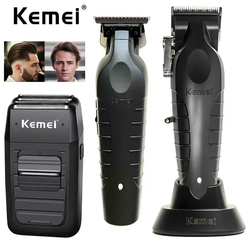 

Kemei KM-2296 Hair Clipper Kit Men's Electric Shaver Hair Trimmer Machine Professional Hair Cutting Machine