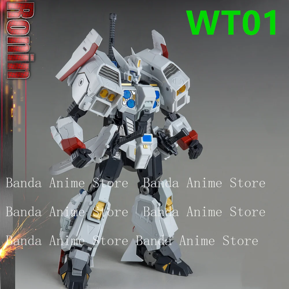 Nouveau en Stock Transformation merveilleux Trans WT01 WT-01 RONIN Robot à dérive blanche chef-d 'œuvre figurine jouets avec boîte