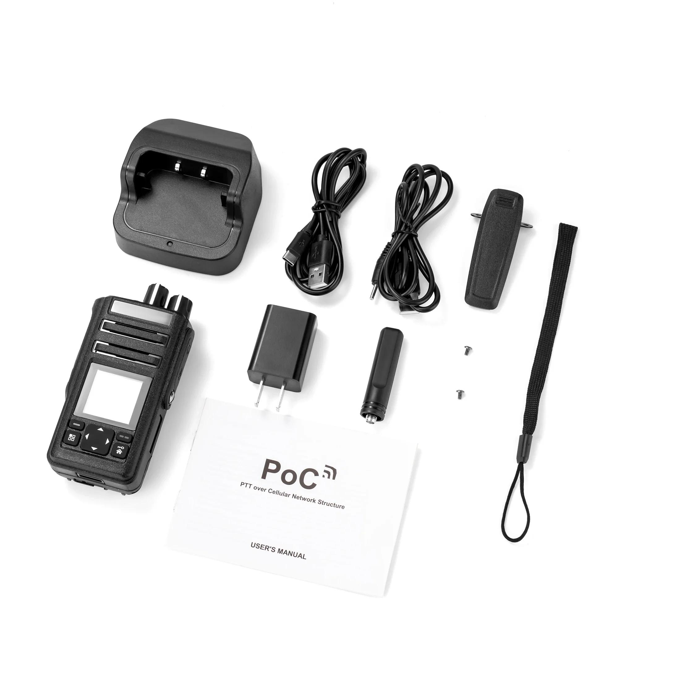 Easycom traditionelles Walkie-Talkie 4G-Radio mit großer Reichweite Woki Toki 20 km