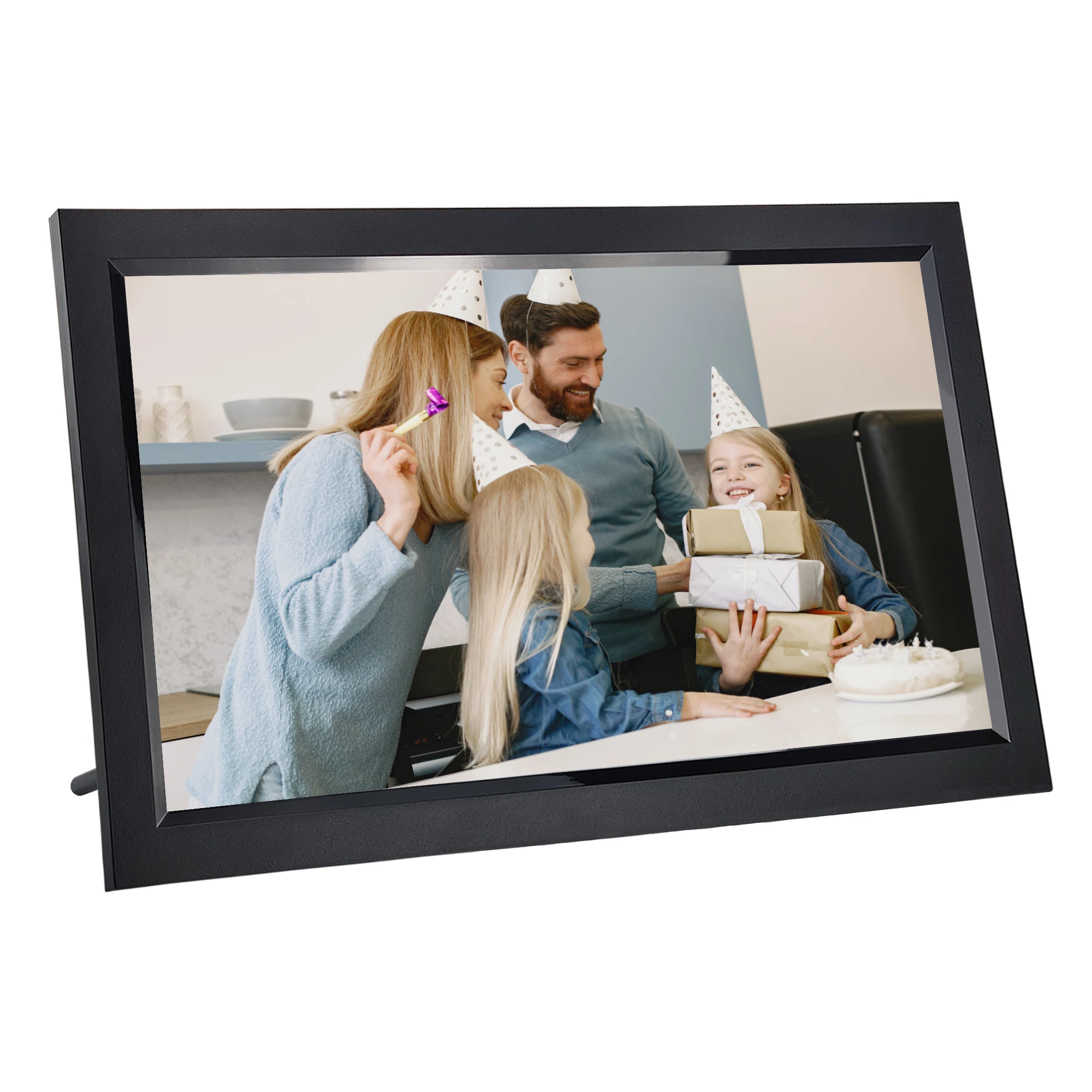 Factory Supply Bulk 15.6 Inch Wifi Lcd Cloud Video Download RK3326 RAM 1G + ROM 32G Frameo Digital Photo Picture Frame