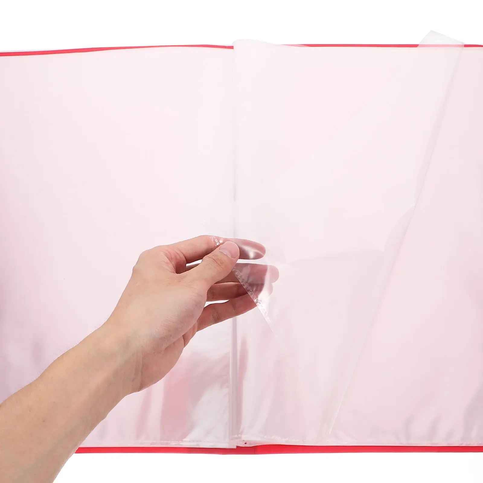 1Pcs A3 Transparent File ganizer 40 Pages Large Capacity PP Material Plastic Sleeves Portfolio Binder Storage Folder Document