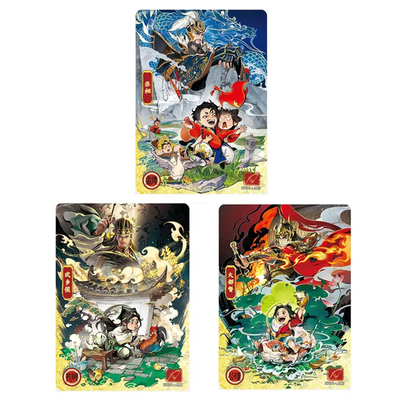 KAYOU Genuine Three Kingdoms Series 4 Burning Red Cliff The Battle of Chibi H/L/G/ZN/F To Borrow Arrows with Thatched Boats Card