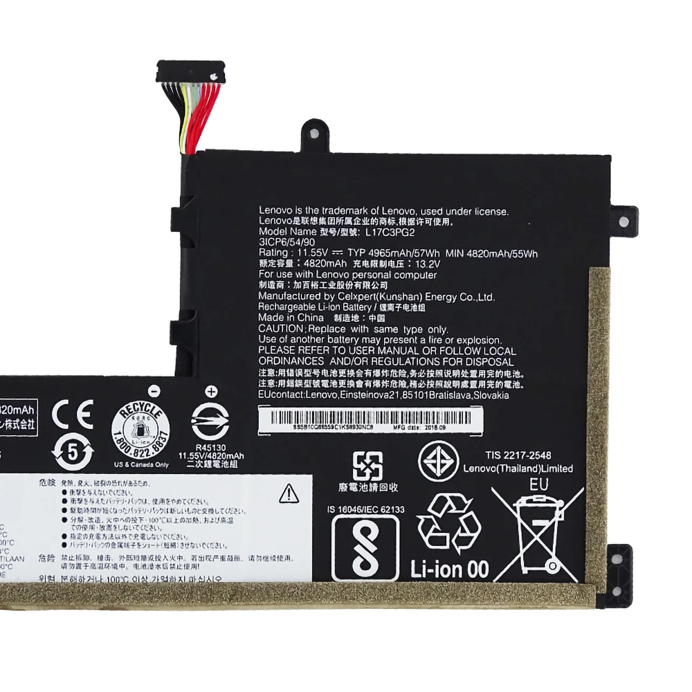 For Lenovo Saver Y7000 Y7000P Y530-15ICH/540 Y730/740 2018/2019 L17M3PG2 L17C3PG2 Laptop Battery