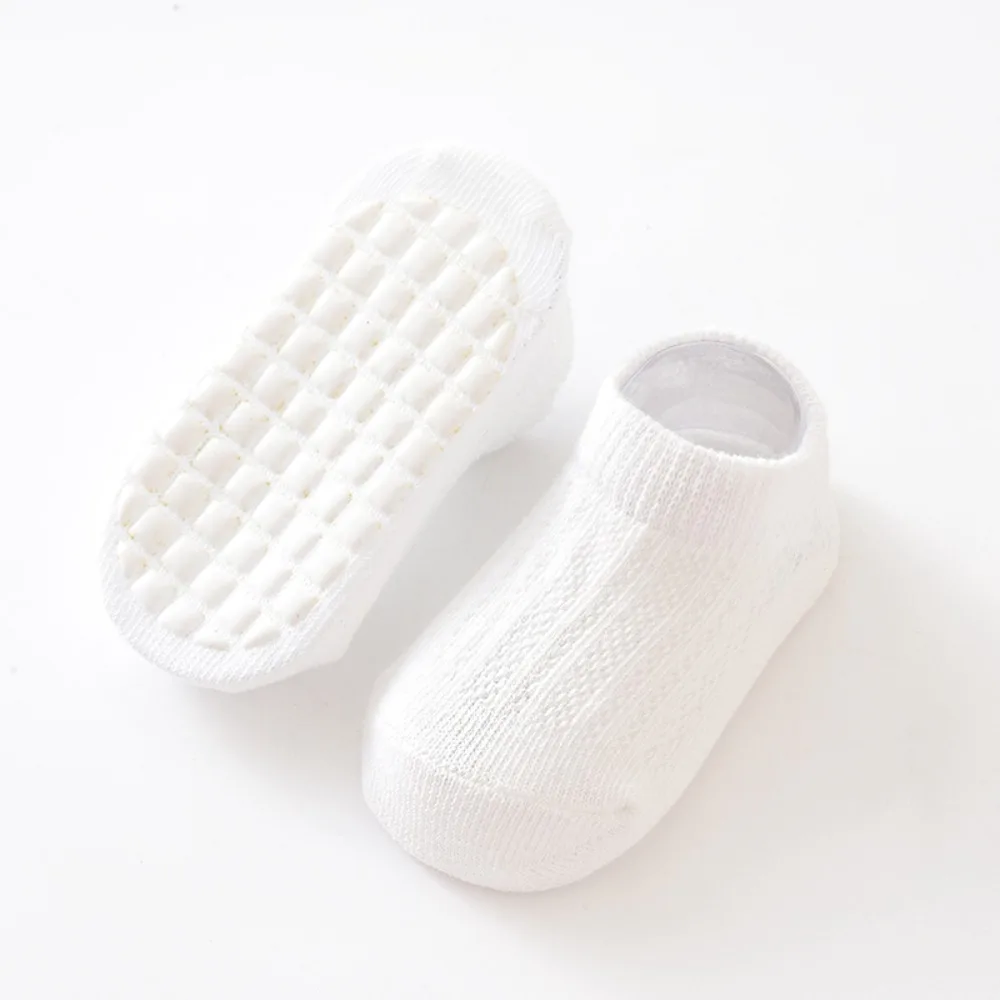 Breathable Mesh Children's Socks Thin Loose Mouth Floor Socks Short Tube Anti Slip Baby Boat Socks Summer