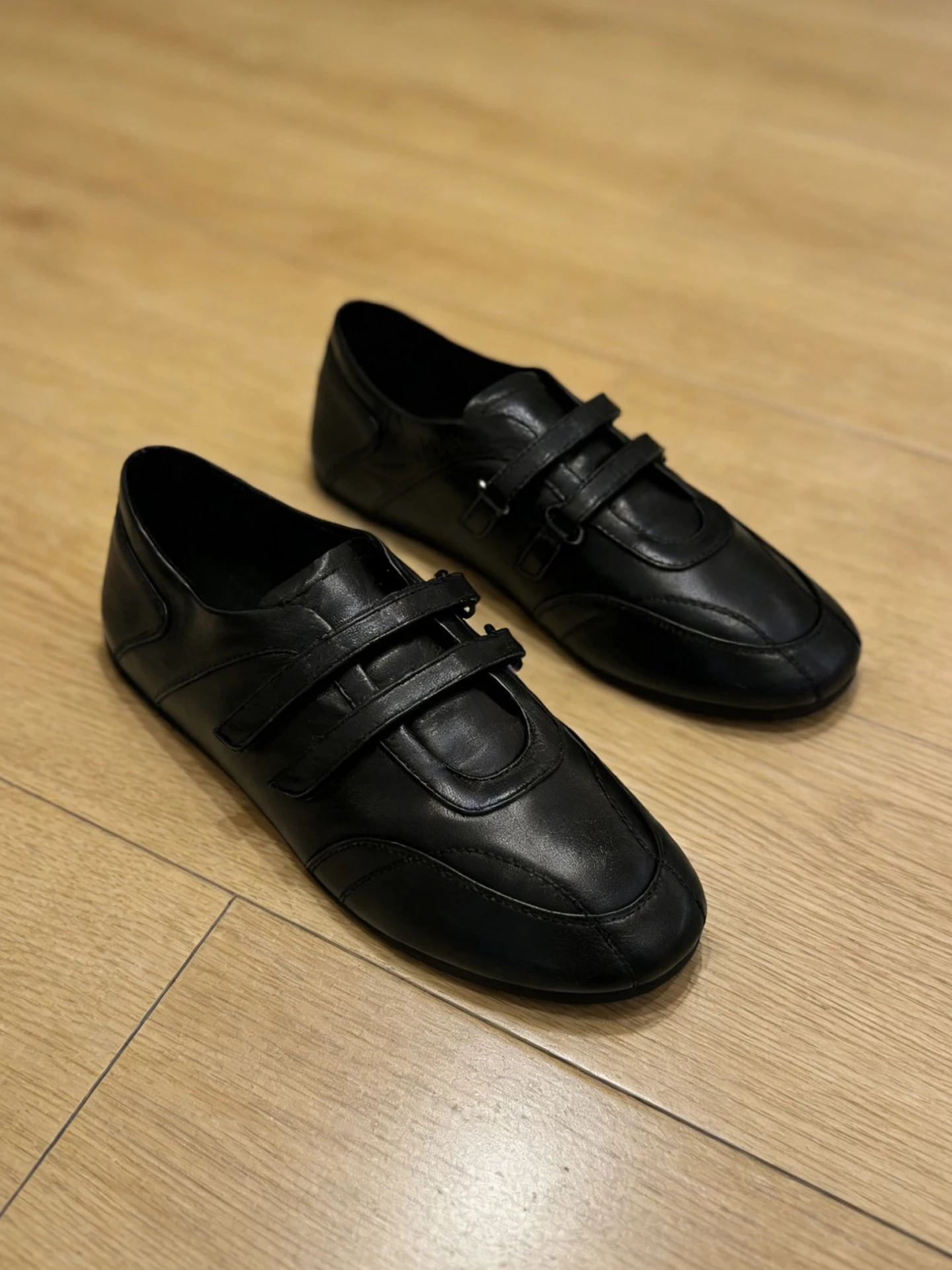 lightweight-leather-mary-jane-flat-oes-women's-spring-2026-new-sle-casual-slip-on-round-toe-ballet-flat-rubber-outsole