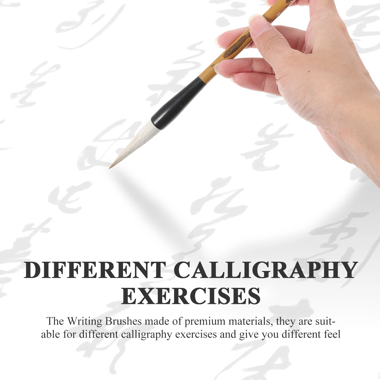 

3pcs Chinese Calligraphy Brush Pens Traditional Water Writing Brush for Painting Calligraphy Beginner Art Stationery Tool