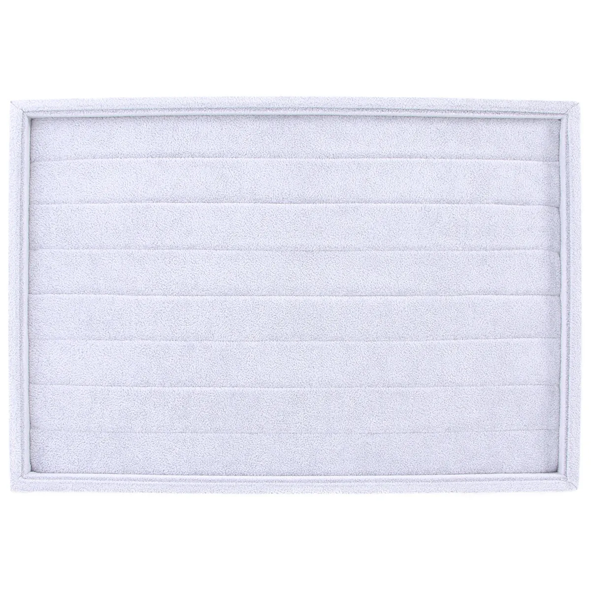 

1Pcs Ice-Frosted Fleece Jewelry Display Tray Smooth Surface Space-Saving Square Storage Basket for Sundries Jewelry Desktop