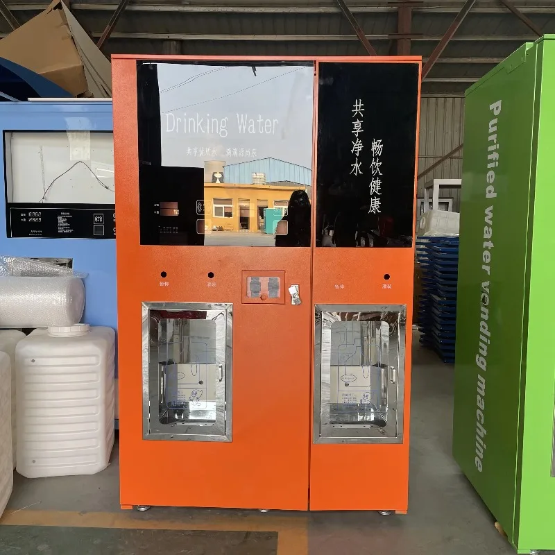 Custom Purified Water Schools Can Use Water Collection Platforms and Automatic Water Vending Machines