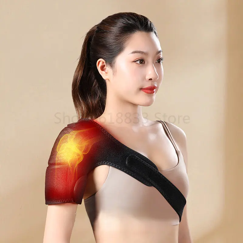 

Knee and Shoulder Hot Compress Massage Heated Physical Therapy Kneepad Warm Old Cold Legs Joint Massage Instrument Moxibustion