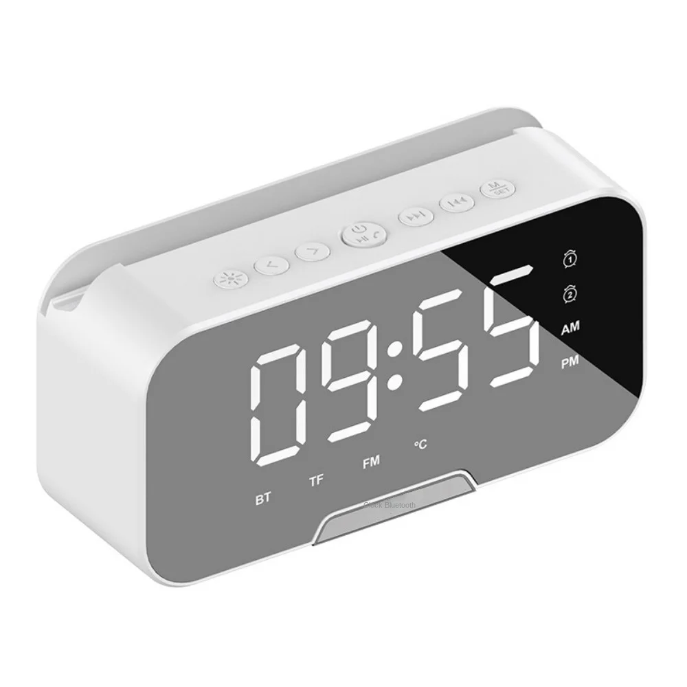 Multifunctional Bluetooth Speaker GS7 Mobile Phone Holder Computer Desktop Mini Clock Alarm Clock Small Speaker Bluetooth Speake