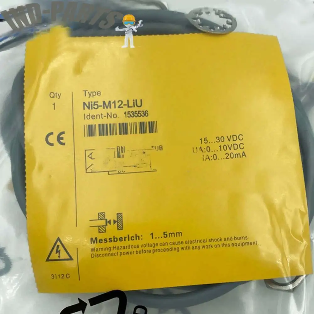 Para Sensor de interruptor de proximidad TURCK NI5-M12-LIU