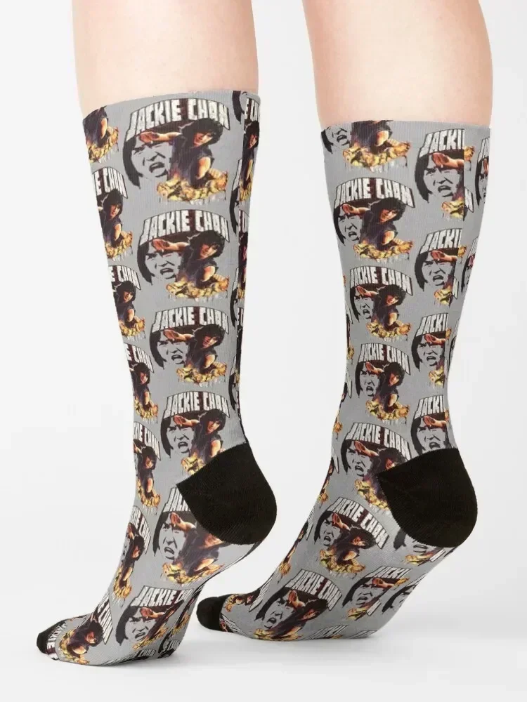 Jackie Chan – The Young Kung Fu Master Classic T-Shirt Socken Hockey Großhandel Socken für Männer und Frauen