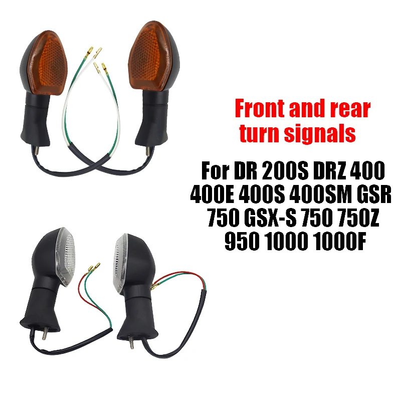

Motorcycle LED Turn Signal Indicator For SUZUKI DR 200S DRZ 400 E S SM GSR 750 GSX-S 750 750Z 950 1000 1000F Winker Light