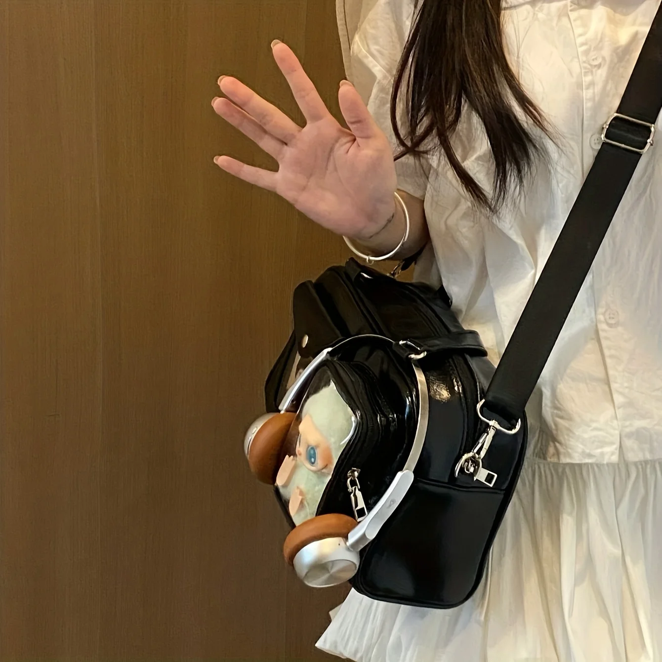 Cute Anime Crossbody Bag for Women, Large Capacity Purse for School, Cosplay & Daily Use. Durable & Trendy! Shop Now! image 5