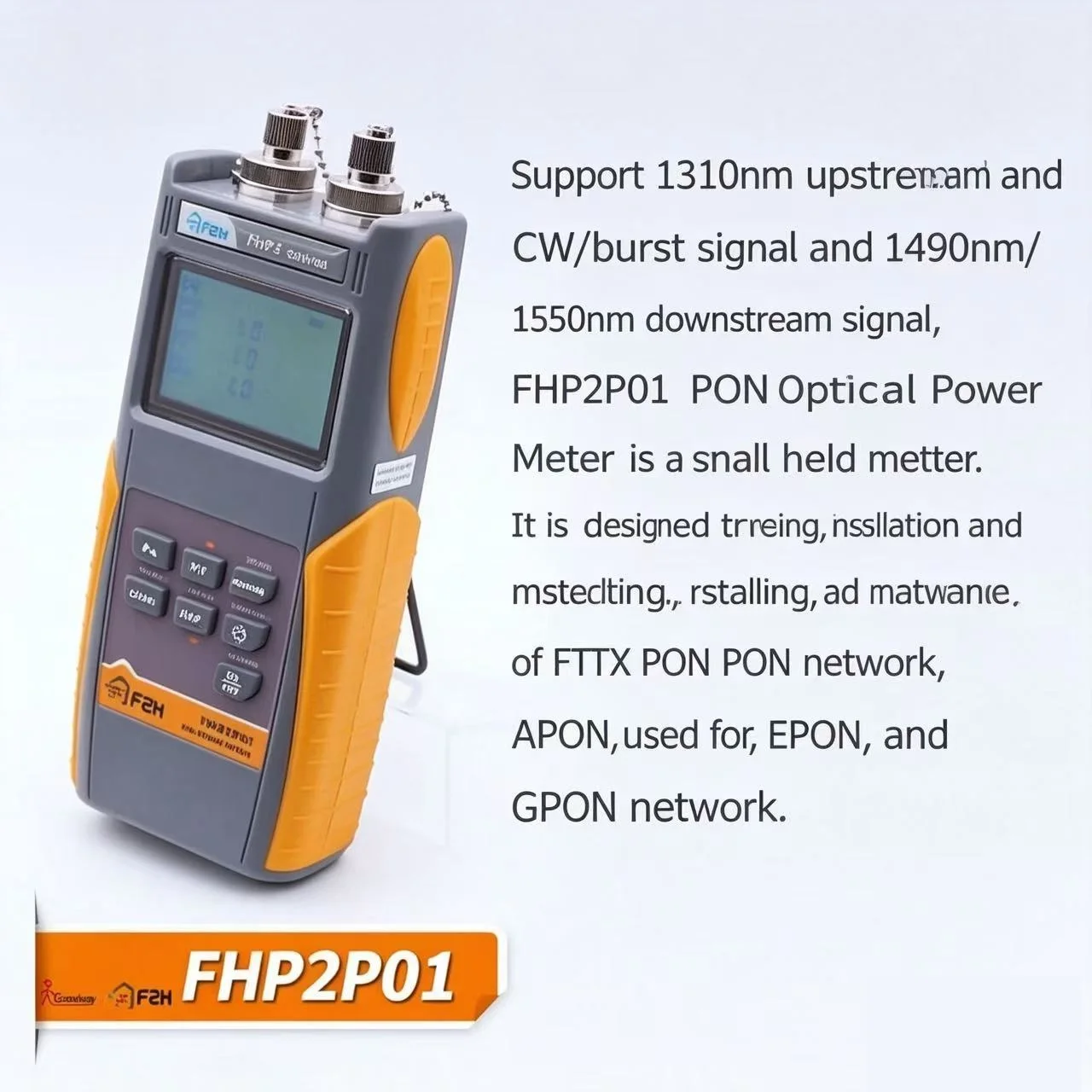 Grandway FHP2P01 PON Power Meter Fiber Optic FTTH 1310/1490/1550nm