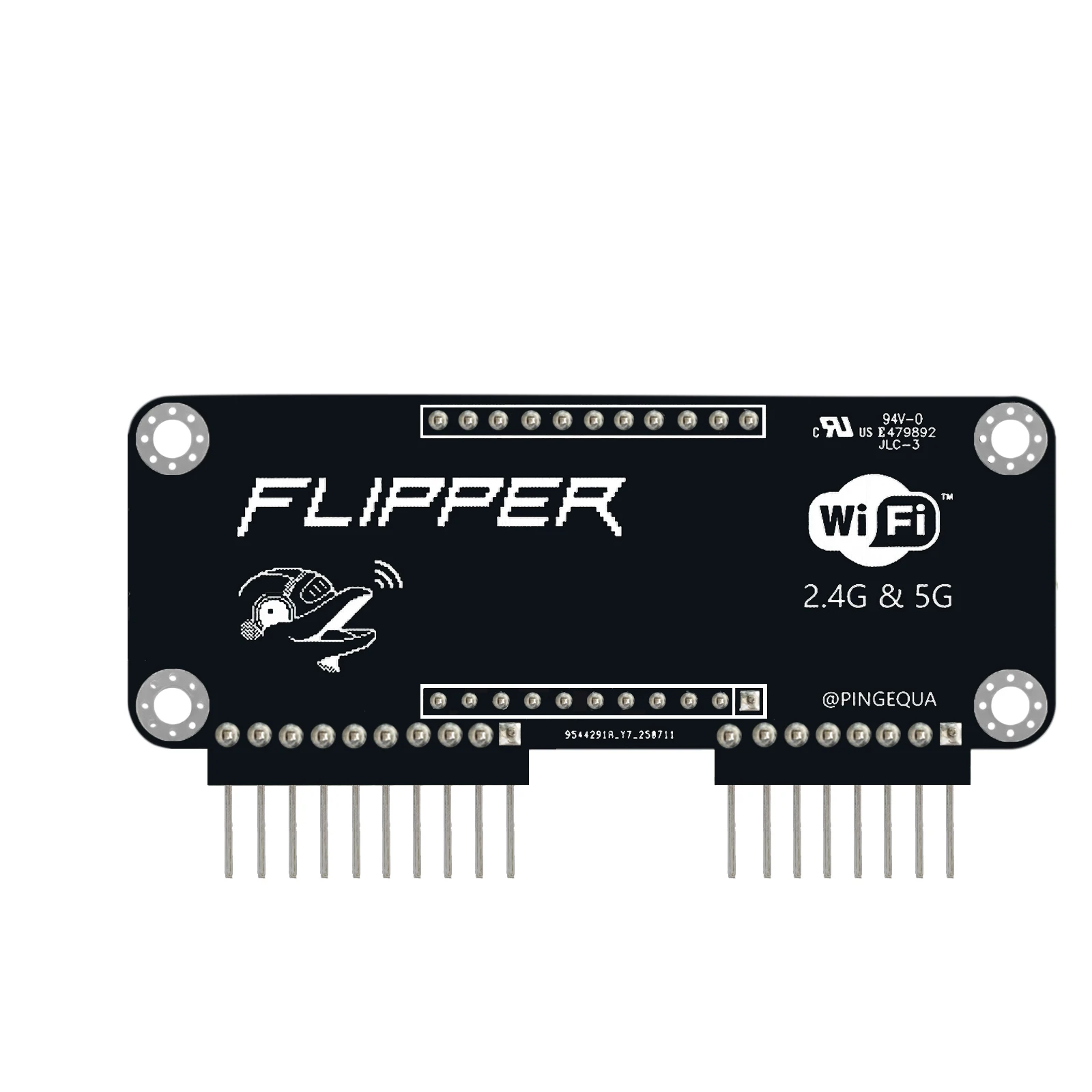 وحدة WiFi 5G لـ Flipper Zero، ملحق مرفق مع تشفير WPA2، سهل التكامل، يدعم البرامج الثابتة الزخرفية فقط #1