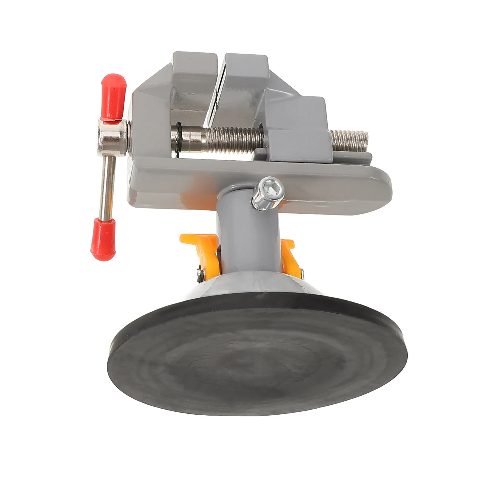Rotating Clamp-on Bench Vise Swivel Base Table Vise Compact Lightweight Multi- Workshop Tool Welding Table Clamps