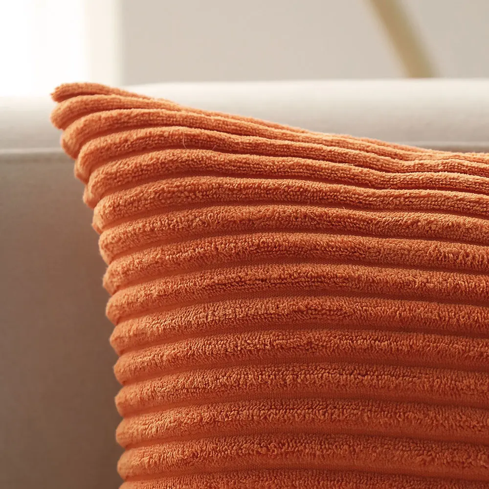 Orange Rectangle Cushion Cover Ultra Soft Corduroy Pillowcase Comfortable Living Room Sofa Throw Pillow Cover 30x50 Funda Cojin - view 6
