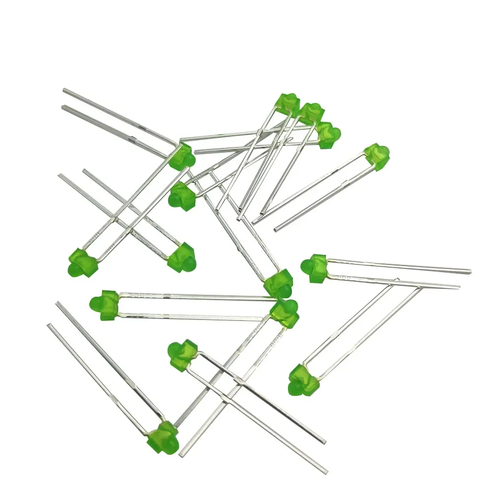 LED Beads 1.8 Tower Shaped LED Plug F3 Red Emitting Red Green Blue Yellow Direct Insertion Indicator Light