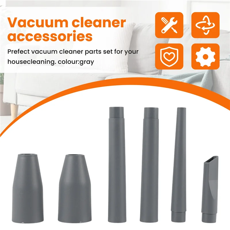 

AA21-9Pcs Mini Vacuum Attachment Accessories Parts Set Fits Most Vacuum Cleaners