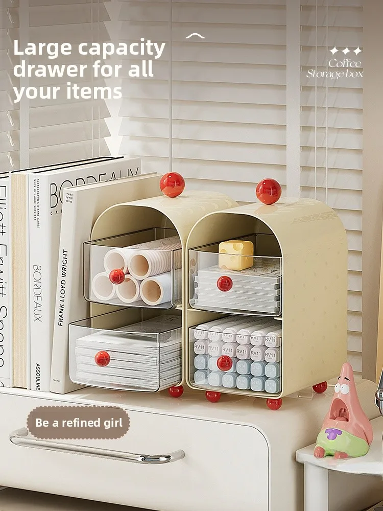 

Настольный органайзер, коробка Der, офисный держатель для хранения канцелярских принадлежностей, сумка для кофе, чая, Dormi, пластиковый материал