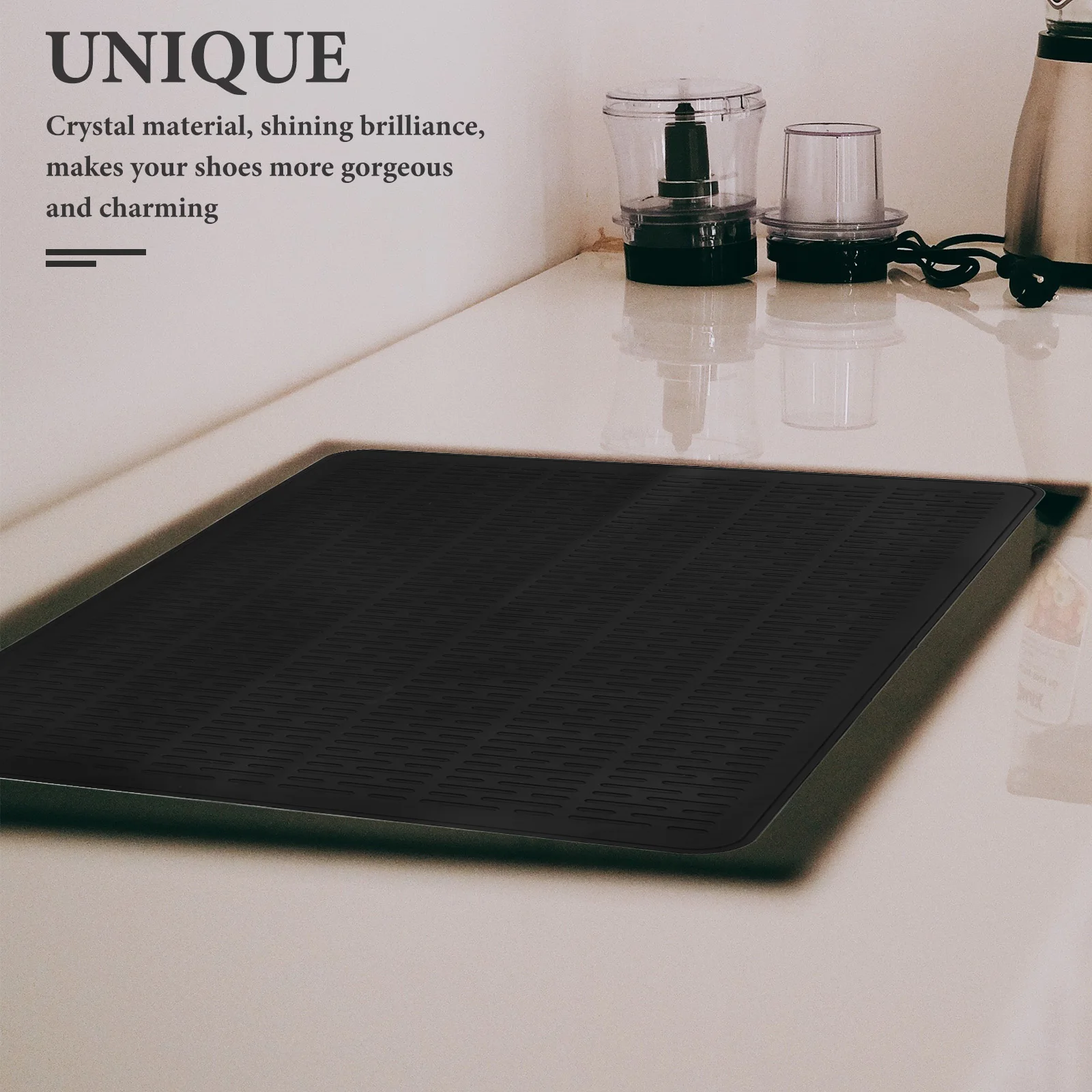

Silicone Stove Protective Pad 20x28in Black Heatproof Kitchen Countertop Insulation Mat Oil Proof Induction Silicone Cooker Pad