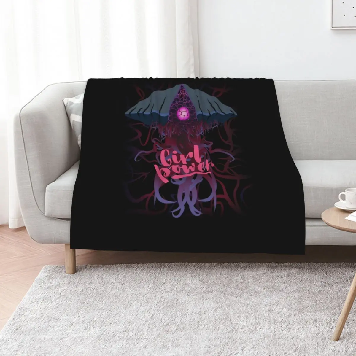 Плед Emrakul Girl Power, пушистый плюшевый плед для дивана и кресла