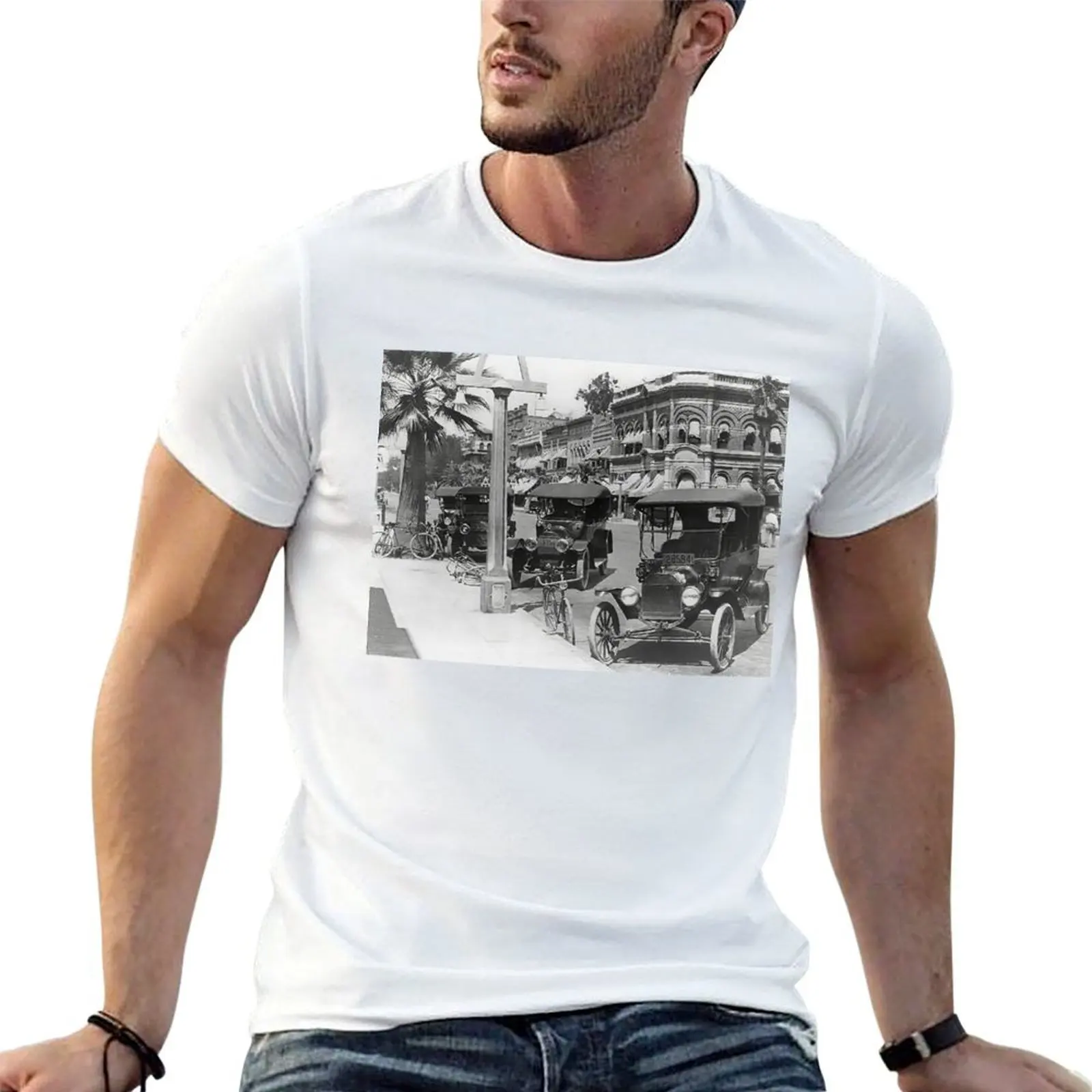 Camiseta Riverside California 1915, camisetas de algodón, camiseta de algodón de alta calidad, camiseta informal para hombre