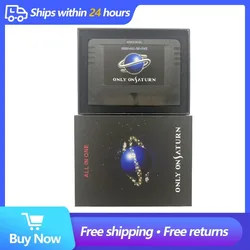 SEGA SATURN ALL-IN-1 SD Card Pseudo KAI Games Video Used with Direct Reading 4M Accelerator Function 8MB Memory Retro Game