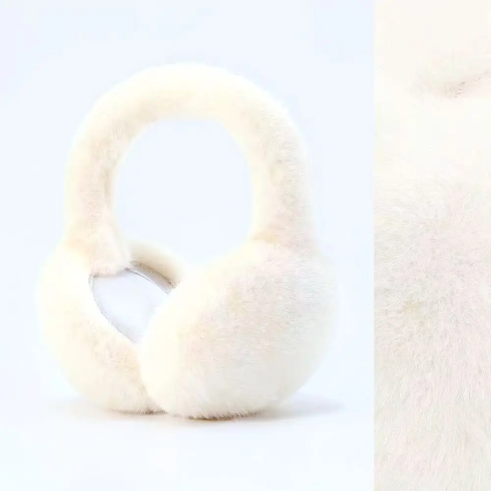 Cute Soft Plush Earmuffs Winter Outdoor Thermal Ear Covers Fashion Headband Cold Weather Gear Unisex Windproof Fuzzy Ear Warmers