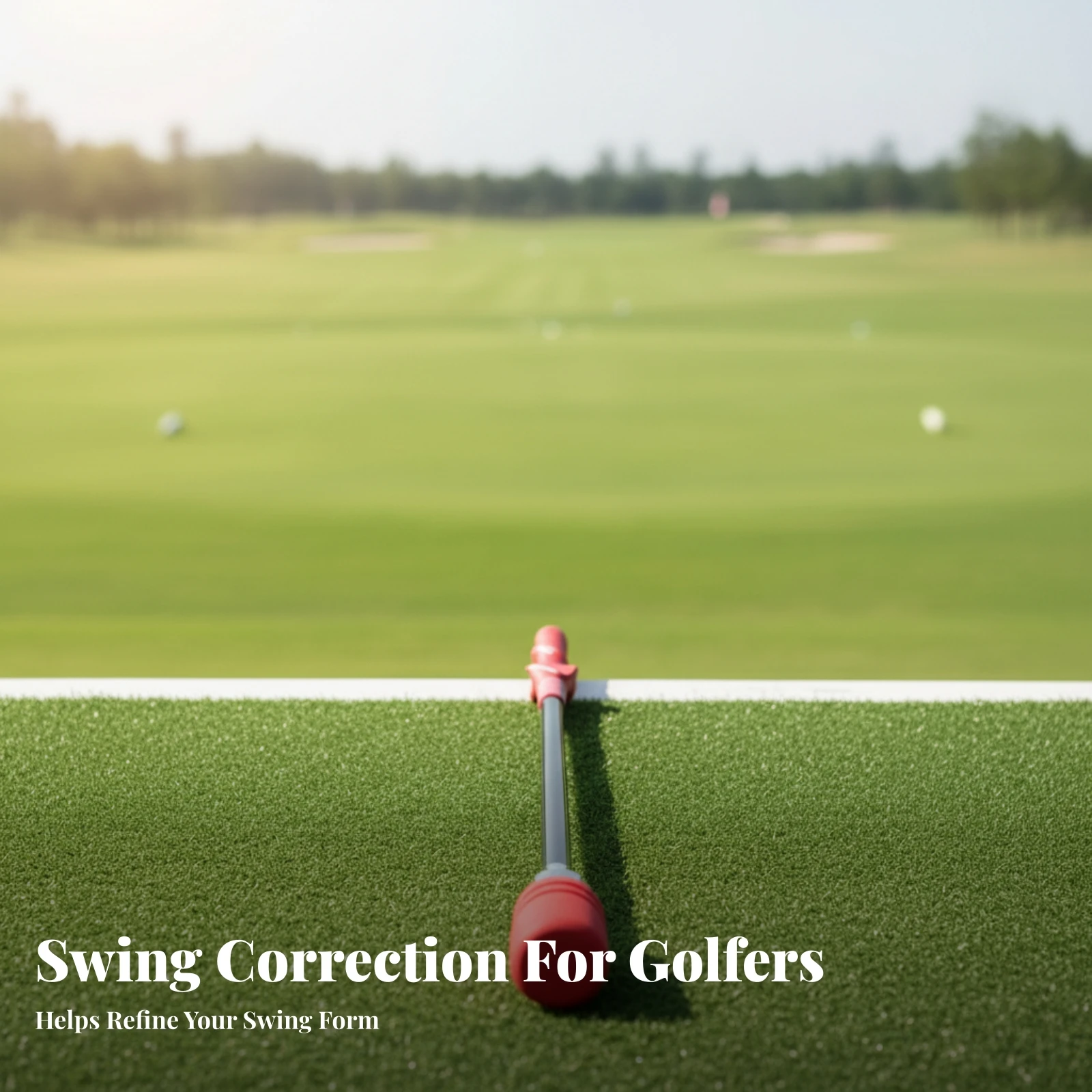 Golf Swing Practice Aid Posture Correction Golf Training Stick Swing Training Stick Weighted Head - view 3