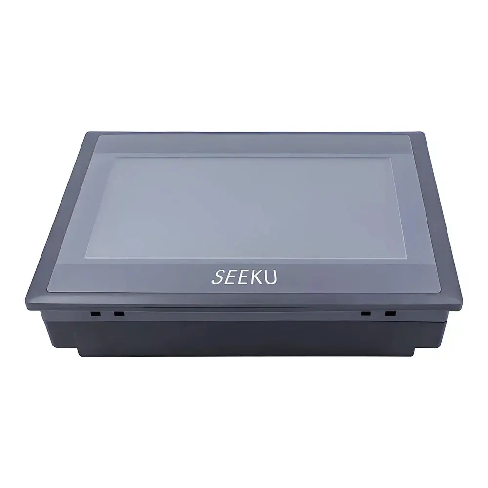 SEEKU WS7020R 2-in-1 PLC HMI プログラマブル ロジック コントローラー (リレー出力/(トランジスタ出力付き)) & 7 インチ HMI ディスプレイ 12DI 8DO