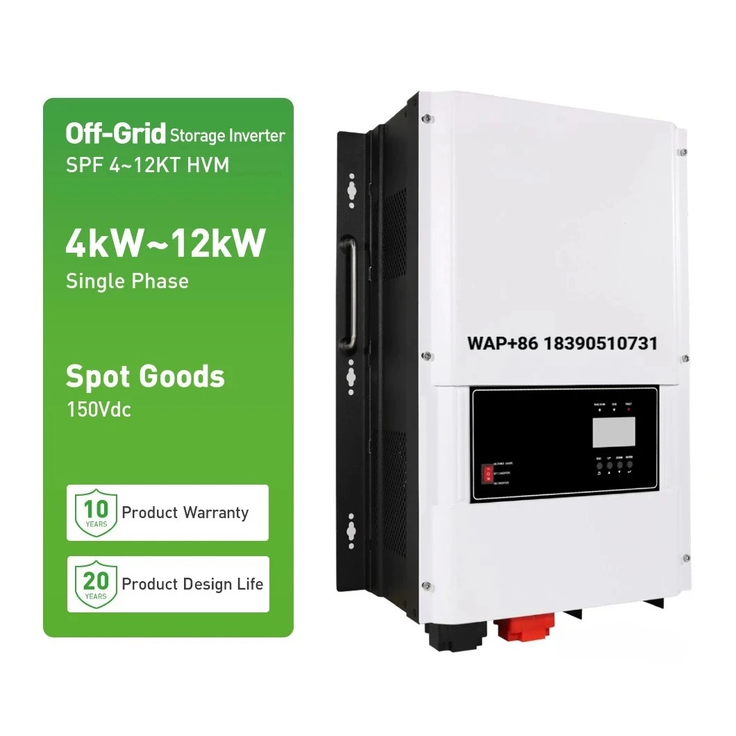 

Inverter Max 6 Parallel SPF 4~12KT HVM 5kw 8kw 10kw 48vdc 220v Inverter off Grid Solar Inverter for Solar Power System
