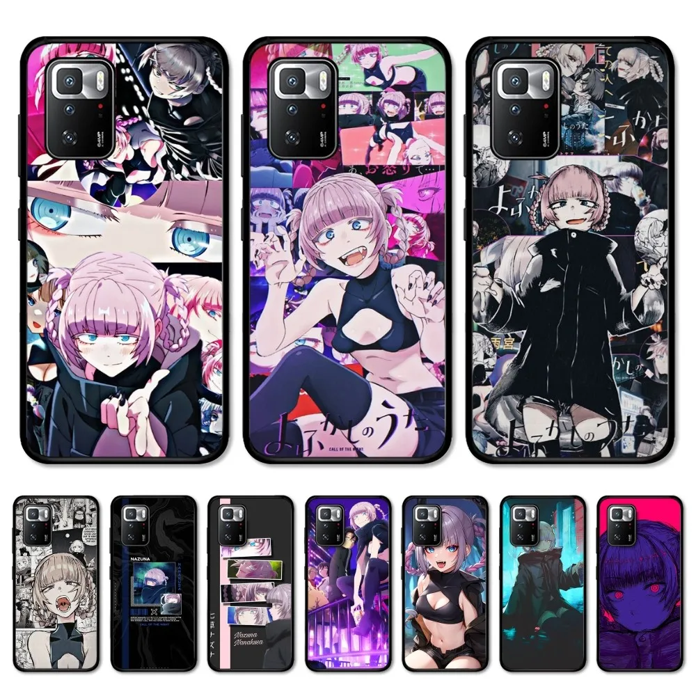 Nazuna Nanakusa Call of the Night Phone Case For Redmi Note 4 X 5 A 6 7 8 Pro T 9 Pro 9S 10 Pro 11 Pro 11S 11Epro PocoM3pro