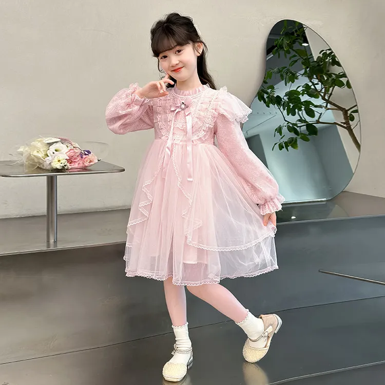 toddler fall long sleeve dress Primary Long Sleeve Pocket Dress for Toddler & Kids main image 0