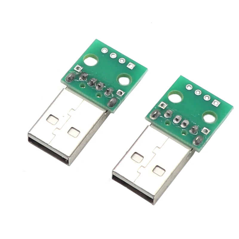 【10-5PCS】USB to 2.0 3.0 female/male USB2.0 male head PBC adapter board data module