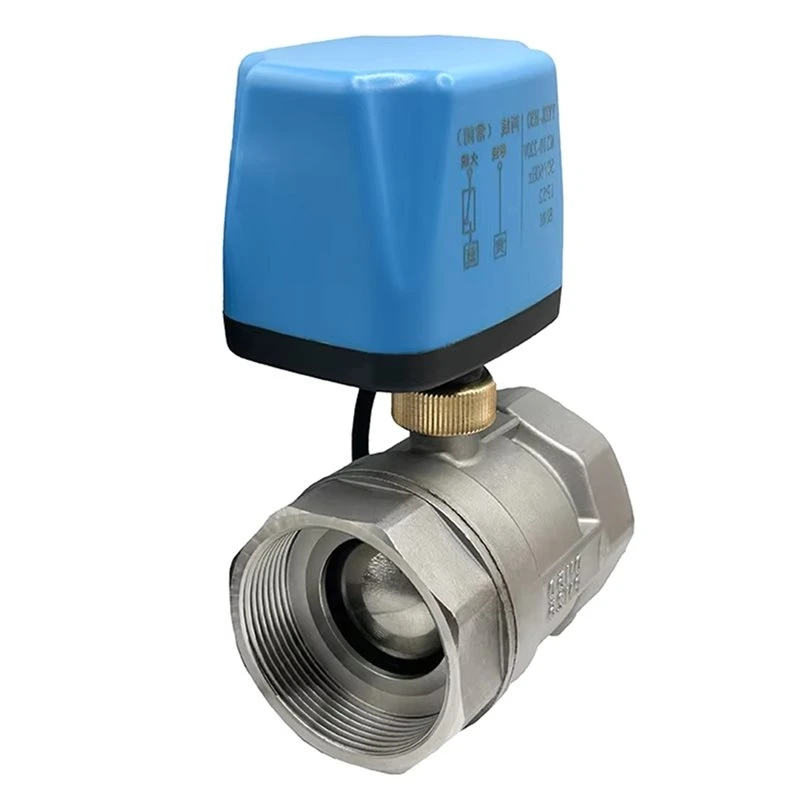 A64K Motorized Ball Valve Normally Closed/Open Stainless Steel Ball Valve