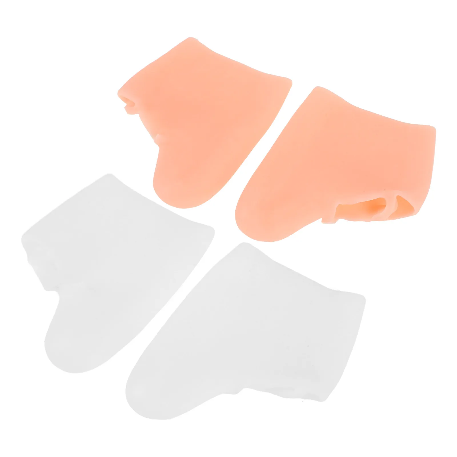 

2Pairs Silicone Toe Separators Bunion Splint Orthopedic Foot Protectors Double Toe Foot Guards Soft Gel Sleeve Pain Relief