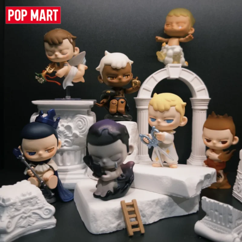 

POPMART KUBO Angel's Poem Series Blind Box Anime Action Figure Guess Bag Ornament Figurines Desktop Dolls Model