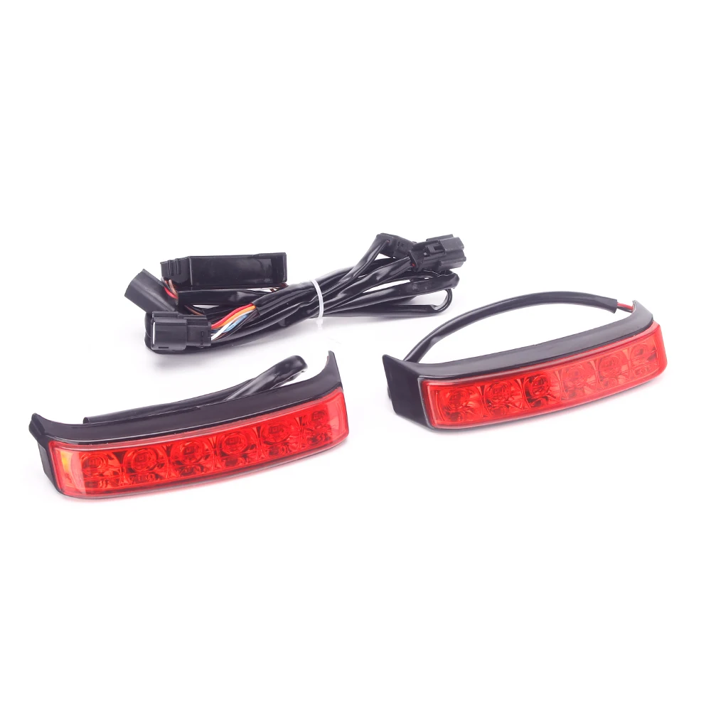 

Motorcycle LED Stop Turn Signals Saddlebag Taillight For Harley Touring Road King Road Electra Street Glide CVO Ultra Limited