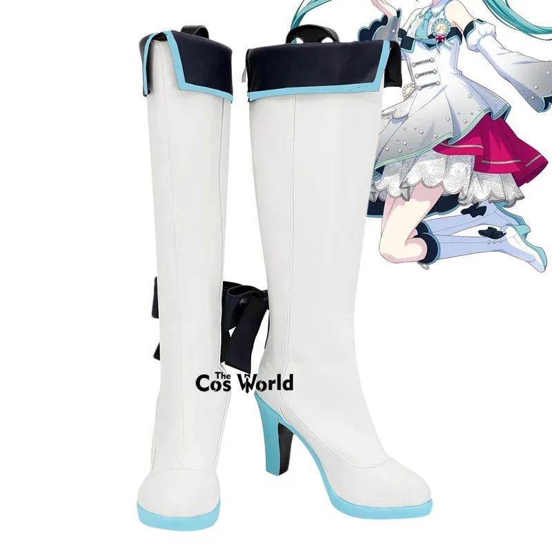 

PJSK Project Sekai Colorful Stage Feat MORE MORE JUMP 3rd Anniversary Miku Customize Anime Cosplay Shoes Boots