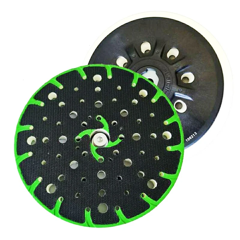 

150mm 6 inch Porous Sanding Back up Pad for Dry Polishing Machine 49 Holes Sandpaper Tray Polishing Disc for Festool Dry Mill