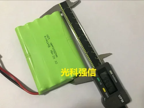 Nuevo Auténtico 12V AA 2500MAh batería de níquel hidrógeno NI-MH placa de circuito juguetes médicos arriba y abajo