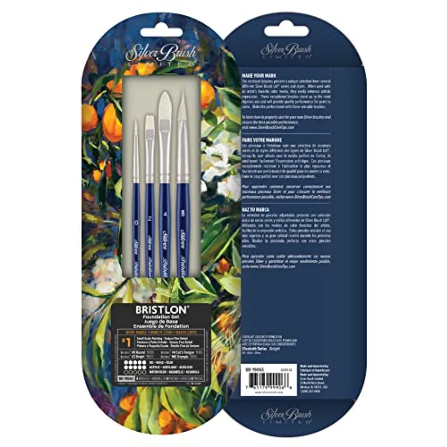 

BR-190S Bristlon Brush Fine for Acrylic and Oil Paintings