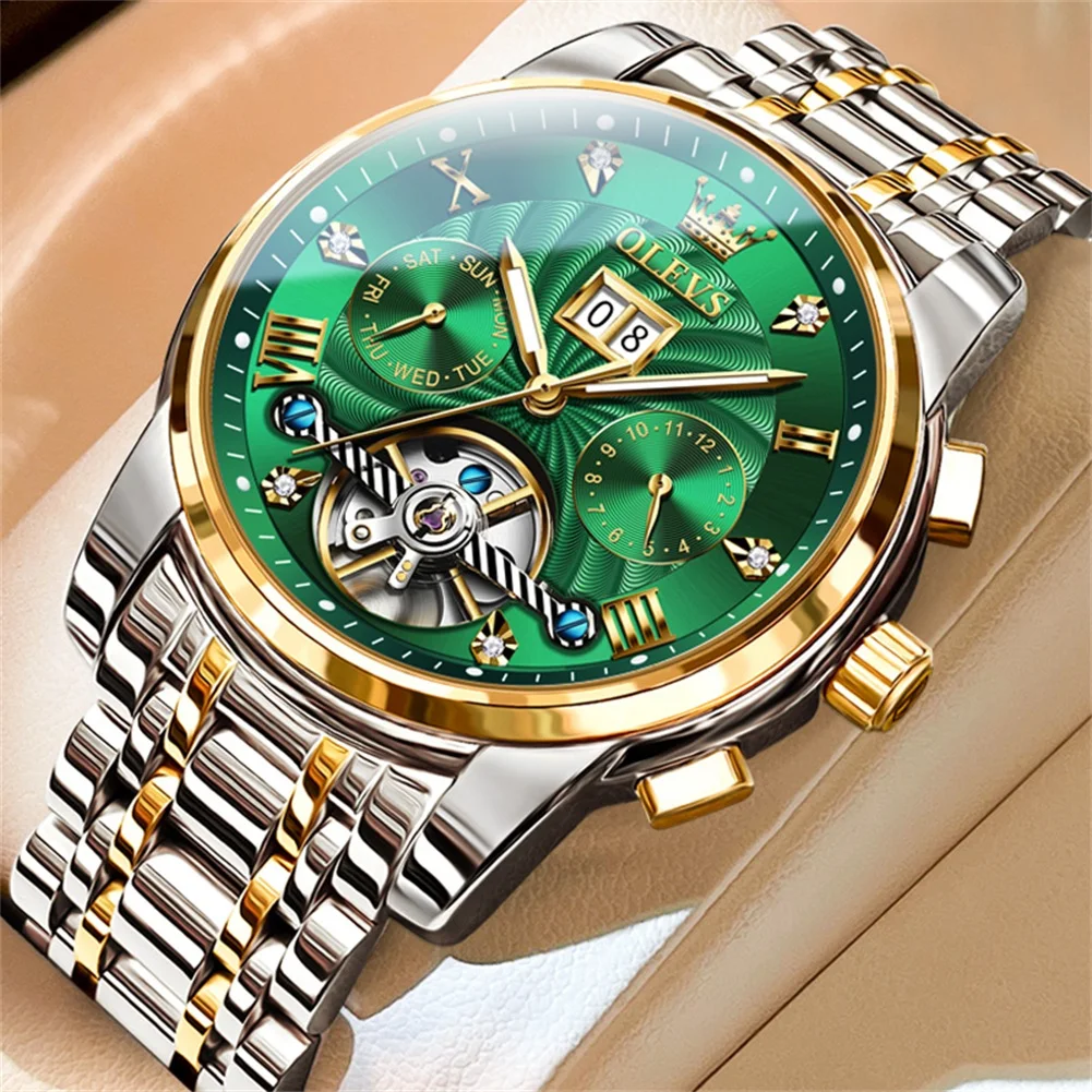 Men's Automatic Mechanical Watch, Waterproof